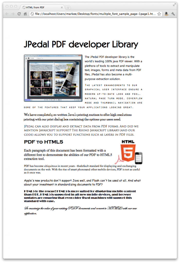 html 2 pdf java