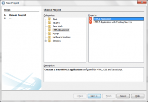 New NetBeans Project