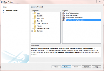 Swing And Javafx Working With Jfxpanel Javafx Delight