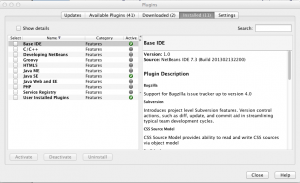 netbeans plugin manager