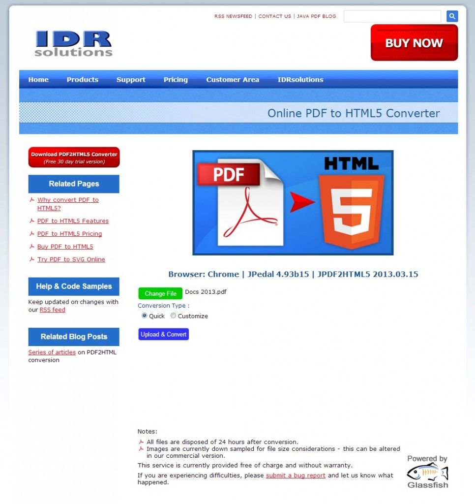 Online Converter Java PDF Blog
