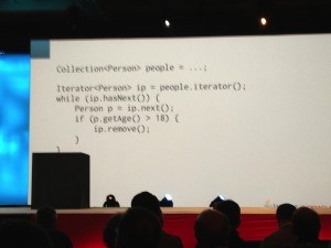Traditional Java code