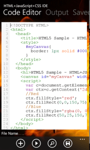 HTML+JS+CSS IDE