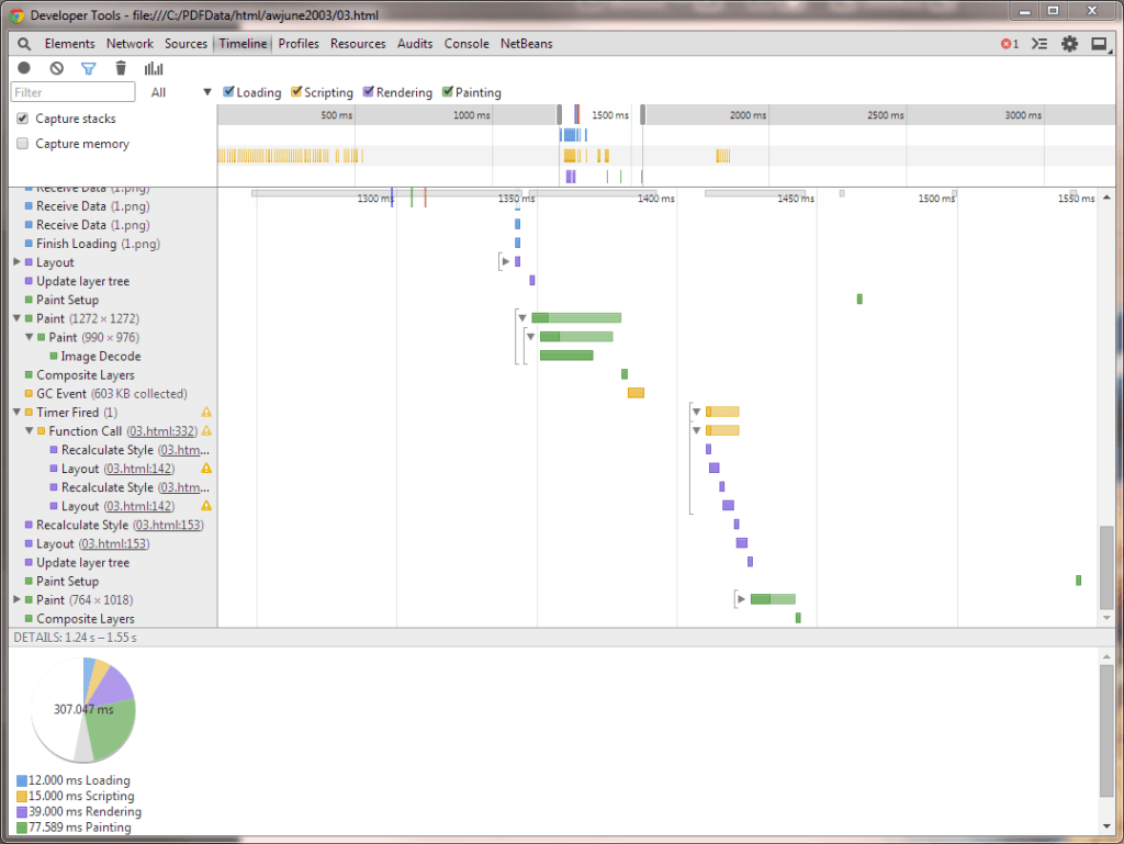 Beware JavaScript Layout Thrashing!