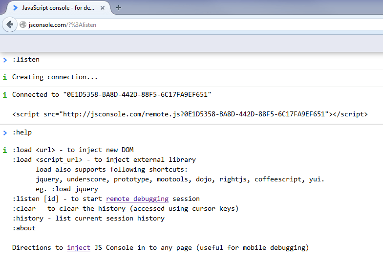 jsconsole