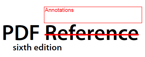 Annotations in pdf files (example)