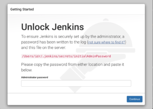 Unlock jenkins page