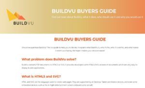 BuildVu Buyers Guide