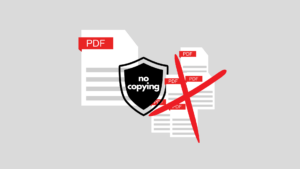 protect pdf files fro being copied