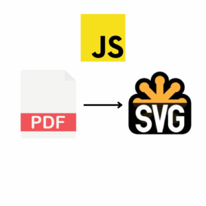 pdf to svg in javascript
